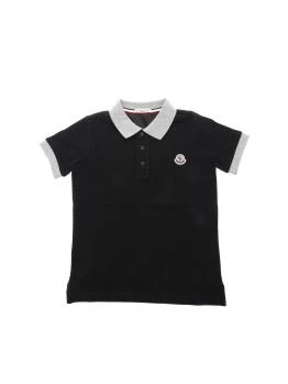 推荐MONCLER 男童黑色棉质短袖POLO衫 8307850-8496W-999商品