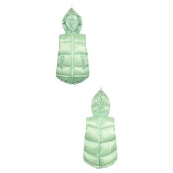 推荐Dino spikes down padded gilet in light green商品