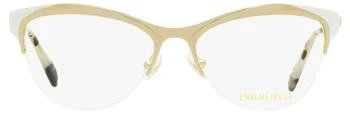 推荐Emilio Pucci Women's Oval Eyeglasses EP5073 033 Gold/Black/Havana 53mm商品