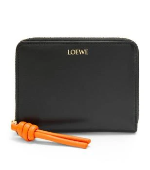 Loewe | Leather Knot Zip-Around Wallet 