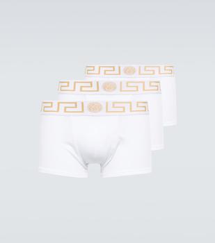 Versace | Greca棉质混纺内裤三件套商品图片,