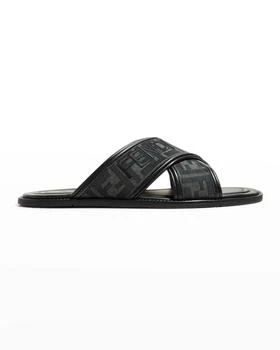 推荐Men's Crisscross FF-Logo Slides商品