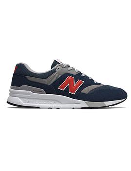 推荐New Balance CM997HAY Trainers - Natural Indigo/Neo Flame Colour: Natural Indigo/Neo Flame商品