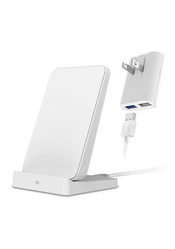 推荐Airstand 10 Watt Qi Ultra Slim Wireless Charging Stand with AC Pro 3.4 Amp Wall Adapter商品