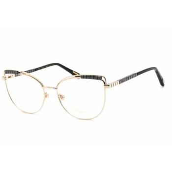 Chopard | Chopard Women's Eyeglasses - Gold Metal Cat Eye Frame Clear Demo Lens | VCHC70 0300 1.8折×额外9折x额外9折, 额外九折