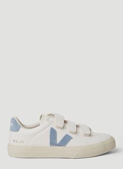 推荐Logo Patch Touch Strap Sneakers in White商品