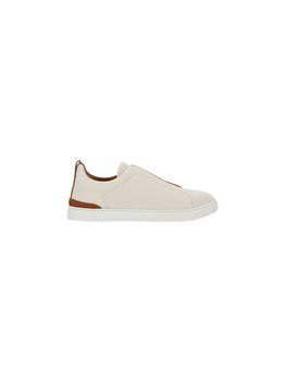 zegna鞋, Zegna | Ermenegildo Zegna Men's  White Other Materials Sneakers商品图片 