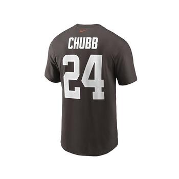 NIKE | Cleveland Browns Men's Pride Name and Number Wordmark T-shirt - Nick Chubb商品图片,独家减免邮费