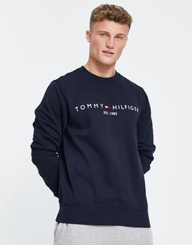 Tommy Hilfiger | Tommy Hilfiger embroidered logo sweatshirt in navy商品图片,