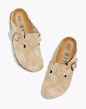 推荐Boston Suede Soft Footbed Clogs商品