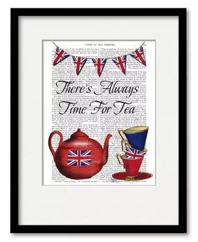 Courtside Market | English Tea Party 16" x 20" Framed and Matted Art,商家Macy's,价格¥911