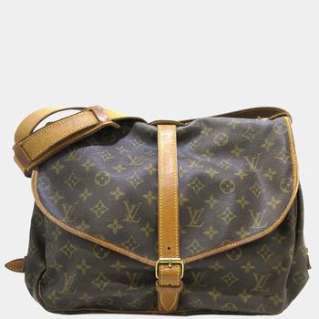 lv洗漱包, [二手商品] Louis Vuitton | Louis Vuitton Brown Monogram Saumur 35商品图片 4.2折