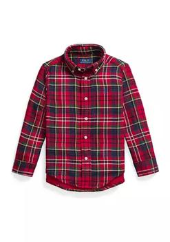 推荐Boys 4-7 Plaid Double Faced Cotton Shirt商品