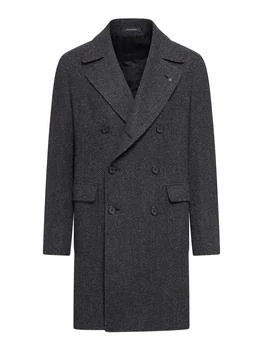 推荐double-breasted coat in wool商品