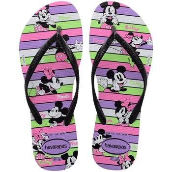 Havaianas | Slim Disney Flip Flop Sandal (Toddler/Little Kid/Big Kid),商家Zappos,价格¥76