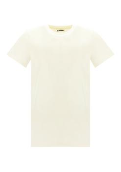 Jil Sander | Jil Sander+ Logo Embroidered Crewneck T-Shirt商品图片,7.6折