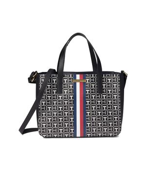 Tommy Hilfiger | Waverly II-Convertible Satchel-Coated Square Monogram w/ Varsity Stripe商品图片,3.3折起