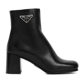 Prada | PRADA  LEATHER ANKLE BOOTS SHOES商品图片,7.6折