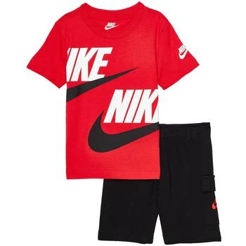 推荐Sportswear T-Shirt and Cargo Shorts Set (Toddler/Little Kids)商品