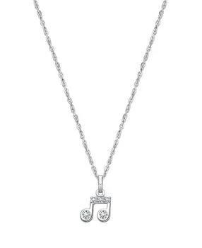 Tiny Blessings | Girls' Sterling Silver Magical Music Notes 13-14" Necklace - Baby, Little Kid, Big Kid,商家Bloomingdale's,价格¥410