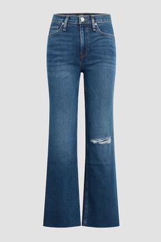 Hudson | Rosie High-Rise Wide Leg Ankle Jean Spades (Blue)商品图片,5折