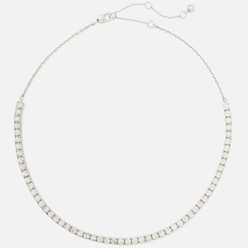 kate spade项链, Kate Spade | Kate Spade New York Women's Tennis Necklace - Clear/Silver商品图片 6折
