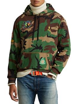 Ralph Lauren | Camouflage Hooded Long-Sleeve Sweatshirt商品图片,