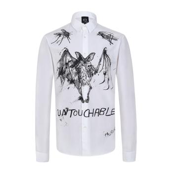 亚历山大王短袖衣服, Alexander McQueen | Alexander McQueen 亚历山大·麦昆 男士白色纯棉衬衫 308597-REP28-9000商品图片 满$100享9.5折, 满折
