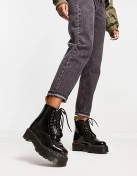 推荐Dr Martens vegan sinclair boots in black商品