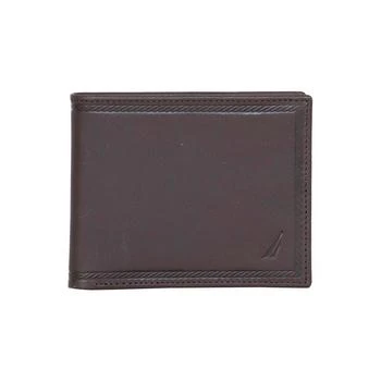 Nautica | Men's Credit Card Bifold Leather Wallet 4.9折