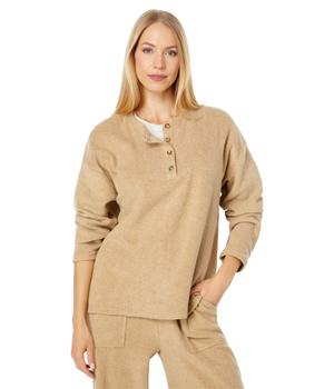 Madewell | MWL Cozybrushed Henley Top商品图片,9.1折起, 独家减免邮费