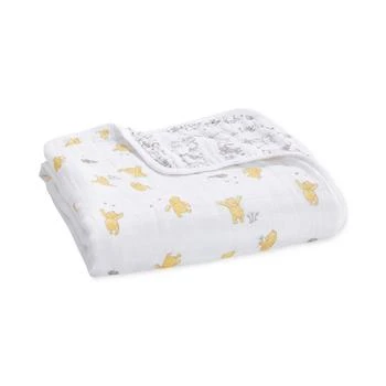 aden + anais | Baby Boys Winnie the Pooh Muslin Blanket 