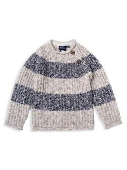 Little Boy’s Mike Striped Knit Sweater product img