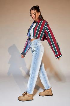 product BDG High-Waisted Cowboy Jean — Light Indigo image