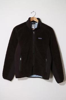 推荐Vintage Patagonia Synchilla Nylon Blocked Polar Fleece Jacket 02商品