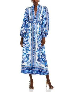 Farm Rio | Flora Tapestry Midi Dress,商家Bloomingdale's,价格¥2358