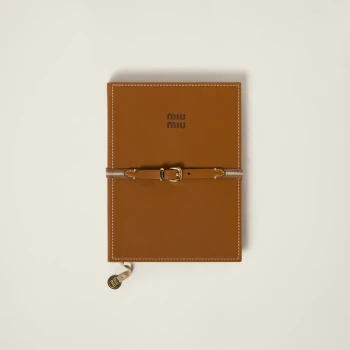 Miu Miu | 【预售】 缪缪 24秋冬 女士 文具 Agenda en cuir 5RM035_2CSY_F0046,商家TLS PARIS,价格¥3884
