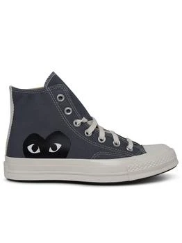 Comme des Garcons | High Top Grey Canvas Sneakers,商家Italist,价格¥1315