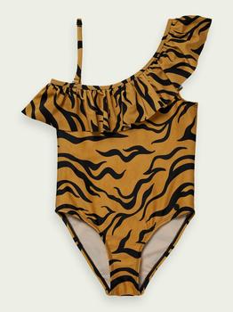 商品Scotch & Soda Printed Ruffled Swimsuit图片