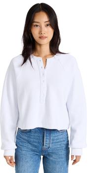 推荐Marissa Webb So Uptight 法式毛圈布低 V 领亨利衫式运动衫商品