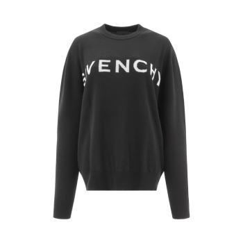 商品Givenchy | GIVENCHY 女士黑色针织衫/毛衣 BW90CU4Z9S-004,商家Beyond Chinalux,价格¥8241图片