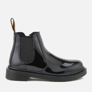 商品Dr. Martens Kids' Banzai Patent Lamper Leather Chelsea Boots - Black图片