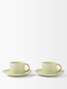 商品L’Objet | X Haas Brothers Mojave porcelain tea cup set,商家MATCHESFASHION,价格¥1540图片