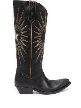 推荐GOLDEN GOOSE - Leather Texan Boots商品