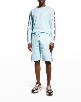 时尚莫斯奇诺卫衣男装, Moschino | Men's Logo-Tape Crew Sweatshirt商品图片 