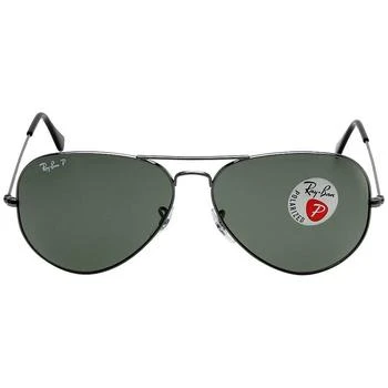 Ray-Ban | Aviator Classic Polarized Green Classic G-15 Unisex Sunglasses RB3025 004/58 62 5.8折, 满$75减$5, 满减