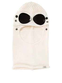 C.P. Company | C.P. Company Goggles Detailed Chunky Knitted Balaclava,商家Cettire,价格¥823