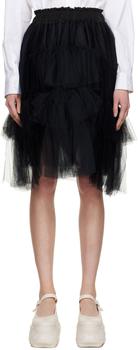 Simone Rocha | Black Tutu Midi Skirt商品图片,