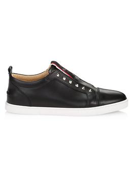 Christian Louboutin | Fique A Vontade Leather Low-Top Sneakers商品图片,