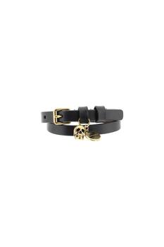 商品Alexander McQueen | DOUBLE WRAP LEATHER BRACELET,商家Coltorti Boutique,价格¥596图片